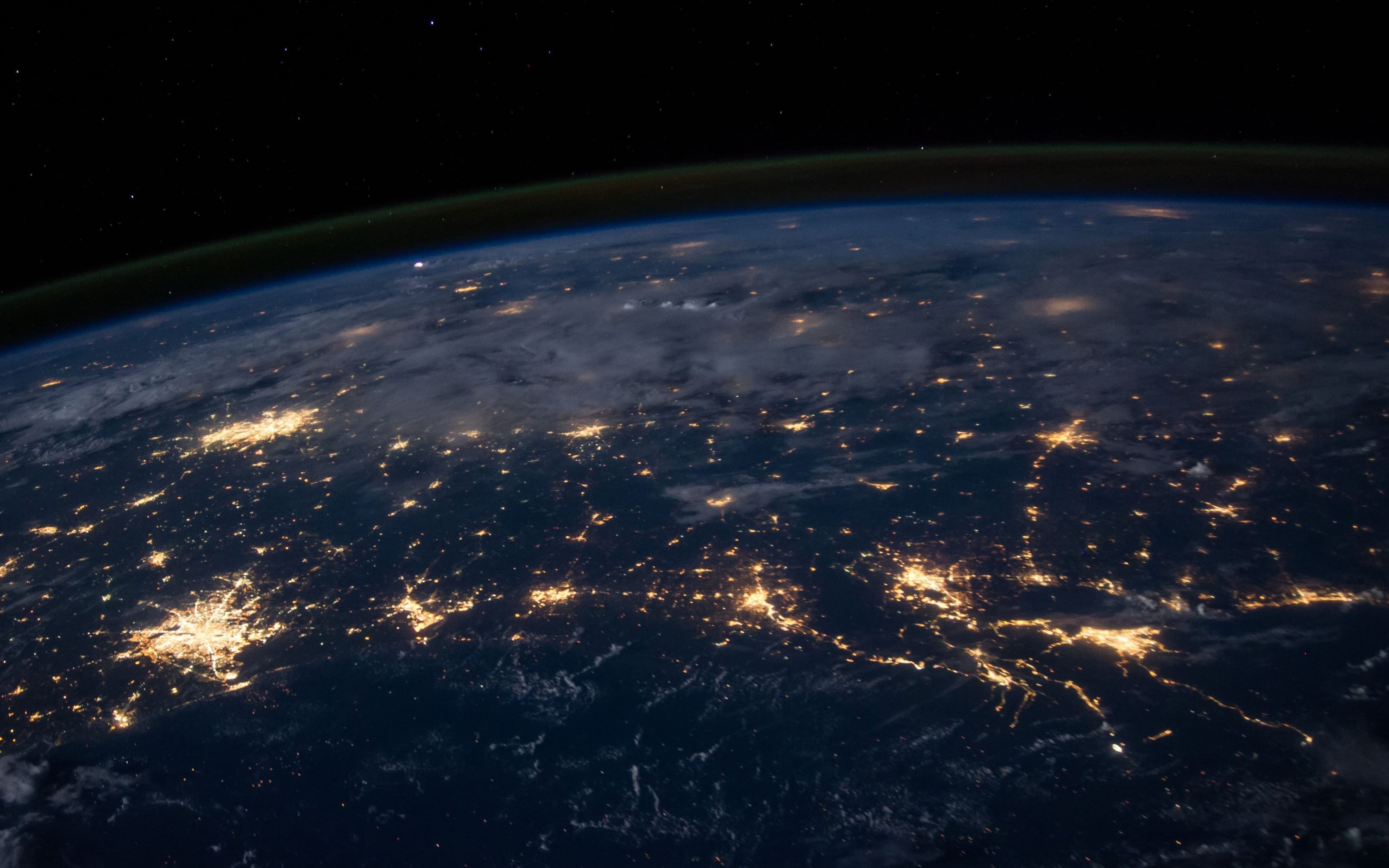 Earth at night